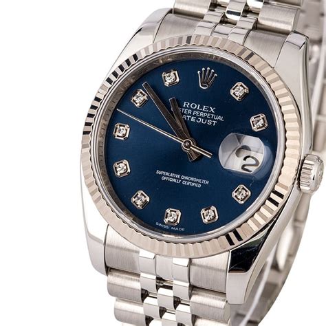 rolex 116234 blue dial|rolex datejust 116234 stainless steel.